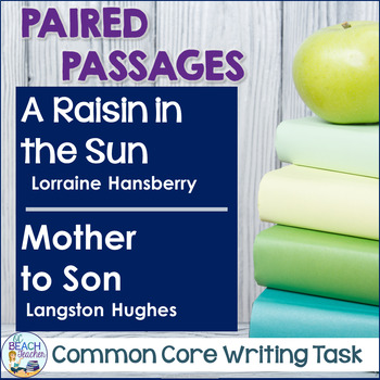 Preview of Paired Texts - A Raisin in the Sun and Mother to Son - Close Reading and Essay