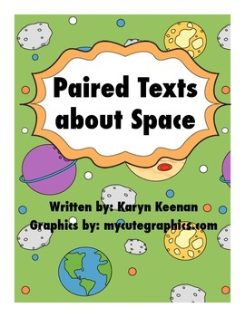 Preview of Paired Texts About Space--BUNDLE