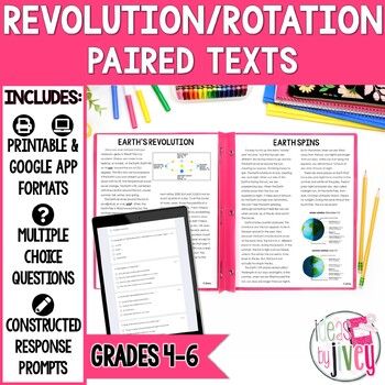 Preview of Paired Texts [Print & Digital]: Earth's Revolution/ Rotation & Leap Year