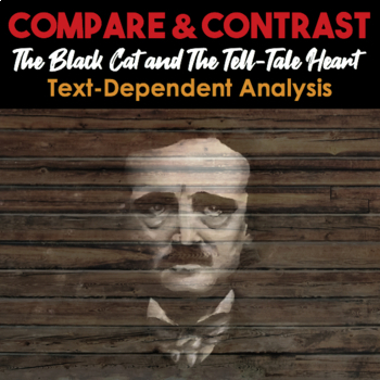 Preview of Paired Texts Edgar Allan Poe — The Tell-Tale Heart & The Black Cat TDA Essay