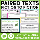 Paired Texts Fiction to Fiction Paired Passages Text Integ