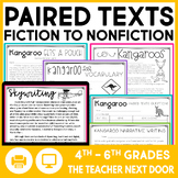 Paired Texts Fiction to Nonfiction Paired Passages Text In