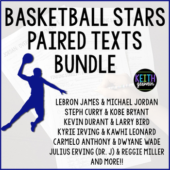 Preview of Paired Texts: Basketball Stars Bundle