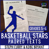 Basketball Paired Texts: Steph Curry and Kobe Bryant: (Gra