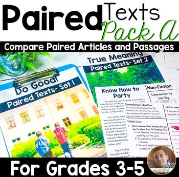 Preview of Paired Texts- Pack A- Comparing Stories and Texts - Reading Comprehension