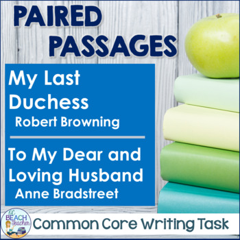 Preview of Paired Texts - Poems by Robert Browning and Anne Bradstreet - Essay Writing