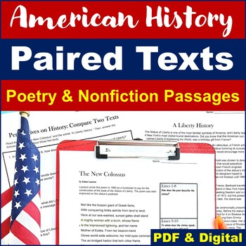 Preview of Compare and Contrast Two Texts on the Same Topic - U.S. History