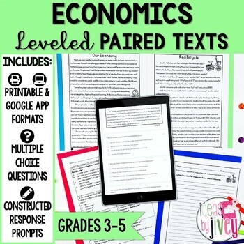 Preview of Paired Texts [Print & Digital]: Economics Grades 3-5