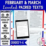 Paired Texts [Print & Digital]: February and March Leveled