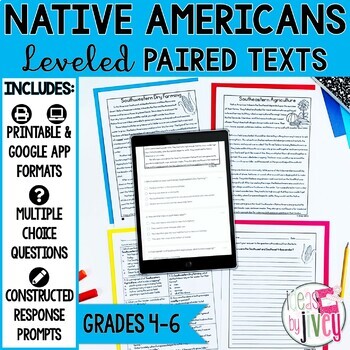Preview of Paired Texts [Print & Digital]: Native Americans Grades 4-6 