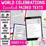 Paired Texts [Print & Digital]: World Celebrations Grades 4-6