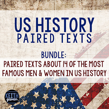 Preview of Paired Texts:  US History Bundle