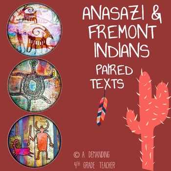 Preview of Utah's History Anasazi & Fremont Indians LEVELED paired texts Distance Learning