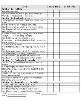 Pairing with Reinforcement- Staff Training / ABA (EDITABLE) by VIVE ABA ...