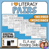 Pairs Themed ELA and Reading Skills Review Mini-Pack - Mor