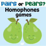 Pairs or Pears Homophones Lesson with Games
