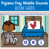 Pajama Day Boom Cards: Middle Sounds (Short Vowels, Phonics)