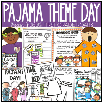 Preview of Pajama Day Theme Activities