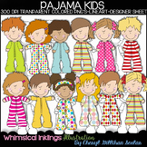 Pajama Kids Clipart Collection