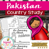 Pakistan Country Study *BEST SELLER* Comprehension, Activi