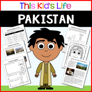 Preview of Pakistan Country Study: Reading & Writing + Google Slides/PPT Distance Learning