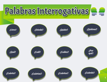 Preview of Palabras Interrogativas