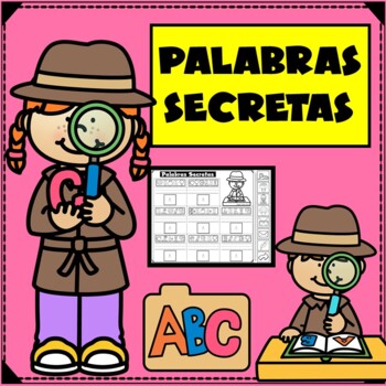Preview of Palabras Secretas Distance Learning Packet