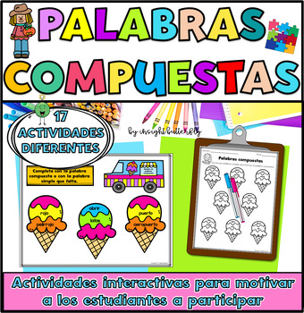 Preview of Spanish Compound Words Palabras compuestas