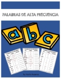 Palabras de Alta Frecuencia - High Frequency Words in Spanish