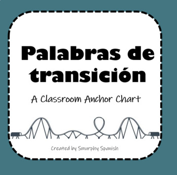 Preview of Palabras de transición (Spanish Transition Words)- Anchor Chart/Binder Insert