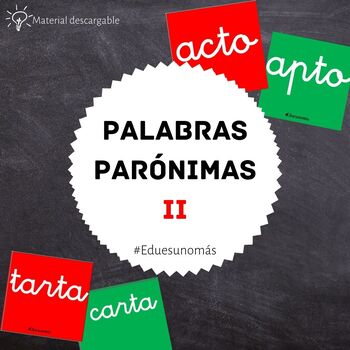 Preview of Palabras parónimas II