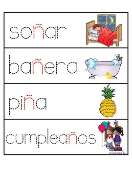 Letra Ññ-Flashcards by FabFileFolders | Teachers Pay Teachers