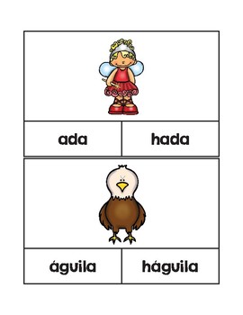 Palabras Que Empiezan Con H By Dual Language Designs Tpt