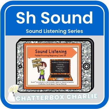Preview of Palatal Fronting S and Sh Minimal Pairs Sound Listening Boom Cards