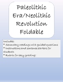 Paleolithic Era/Neolithic Revolution Foldable