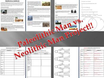 Preview of Paleolithic Era vs. Neolithic Era Project