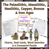 Paleolithic, Mesolithic, Neolithic, Copper, Bronze & Iron 