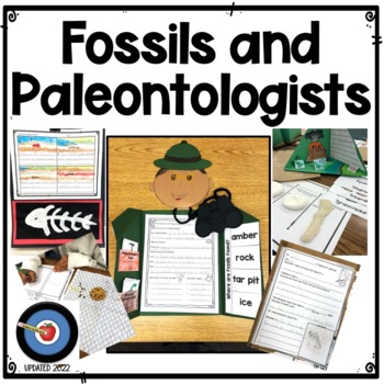 Preview of Paleontologist Lapbook with Fossil Study for Dinosaur Week!