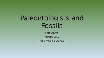Preview of Paleontologists and Fossils