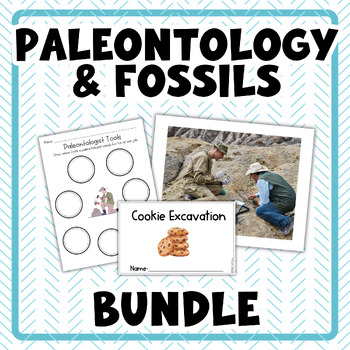 Preview of Paleontology & Fossils Bundle | Dinosaur Unit | Fossil Study | Science Unit