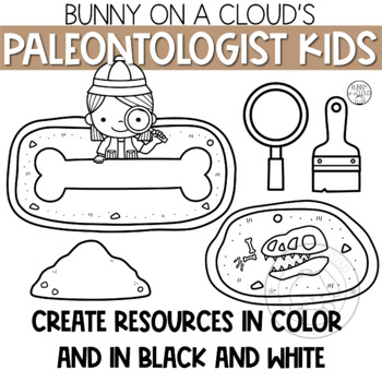 paleontologist tools clipart