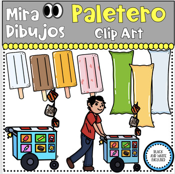 Preview of Paletero Clip Art