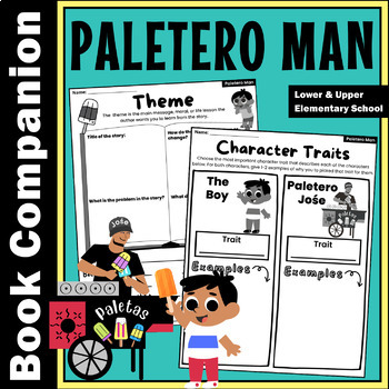 Preview of Paletero Man | Interactive Read Aloud Activities | Hispanic Heritage Month