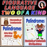 Palindromes Figurative Language Center Activity 2 for $4 Bundle