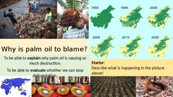 Preview of Palm Oil and its problems - deforestation.