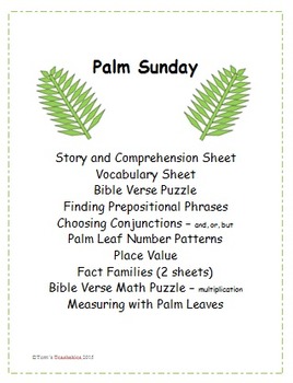 Preview of Palm Sunday