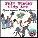 Palm Sunday Clip Art Jesus Riding Donkey Into Jerusalem Fo