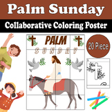 Palm Sunday Collaborative Coloring Poster | Jesus Christ |