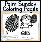 Palm Sunday Coloring Pages - Christian Preschool Ministry 