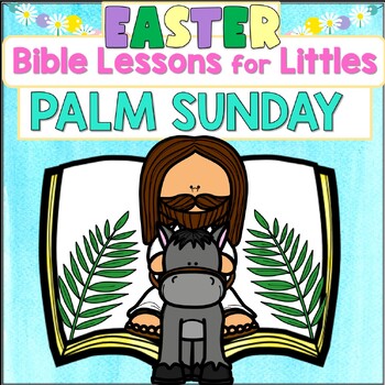 Preview of Palm Sunday Bible Lesson Sunday School Craft Mini Book Easter Lesson Activities